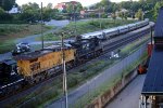 Regional #171(14) and 13R's head end.  Kemper St. Station in the background.